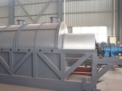 宿遷200噸每天天然氣加熱烘干機生產現場